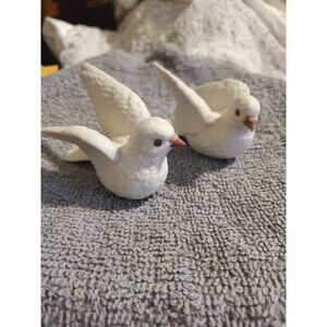 Vtg Kimco 2 Doves Made In Japan Original Labels Retro Collector Decor Figurine